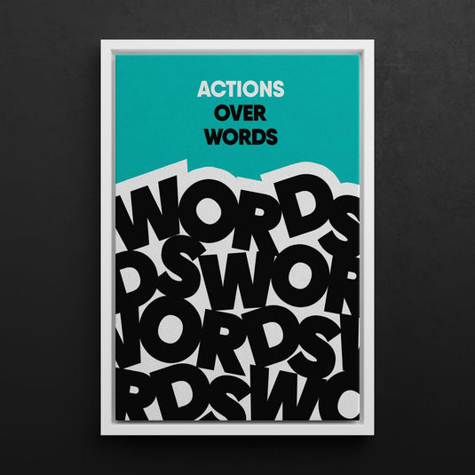 Words and Talent - Motivational Wall Art - Set of 2