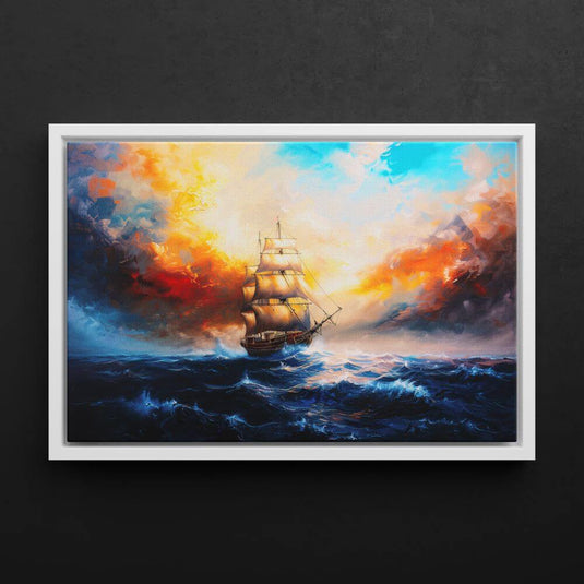 Sailing Into Serenity - Landscape Painting