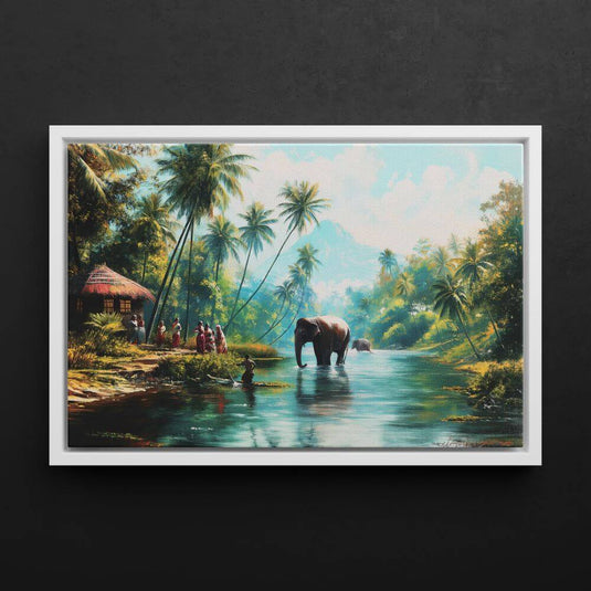 Kerala's Gentle Giants - Landscape Wall Art