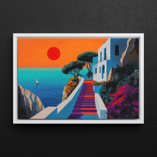 Capri's Old Town - Landscape Wall Art