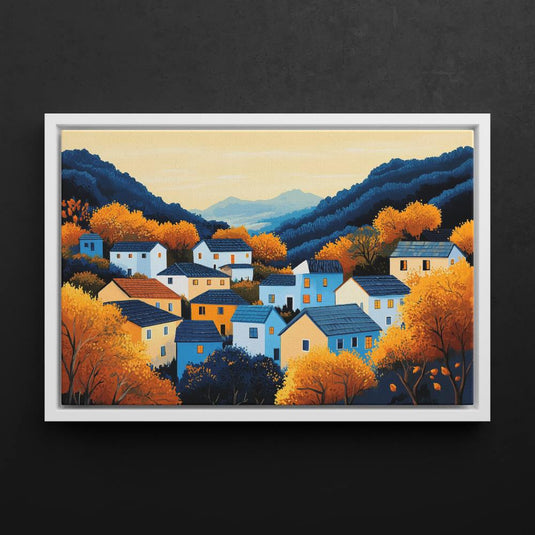 A Mountain Hamlet - Landscape Wall Art