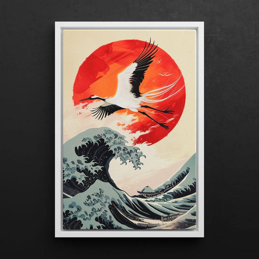 Flight of the Heron - Japanese Art