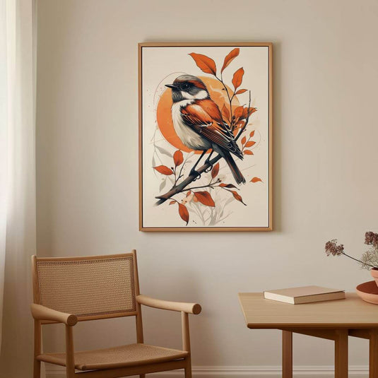 Bird in Bloom - Bird Art Print