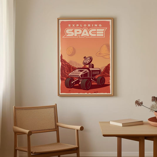 Galactic Rover - Space Wall Art