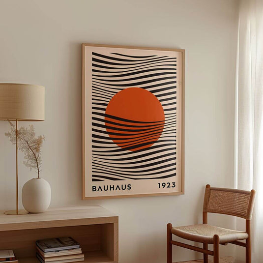 Bauhaus Sunset - Bauhaus Wall Art