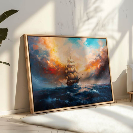 Sailing Into Serenity - Landscape Painting