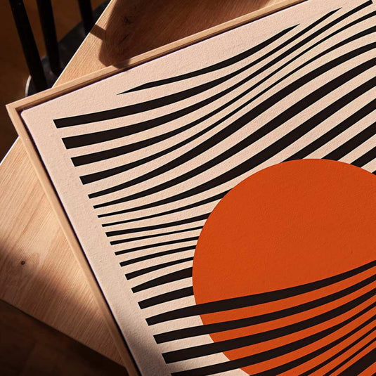 Bauhaus Sunset - Bauhaus Wall Art