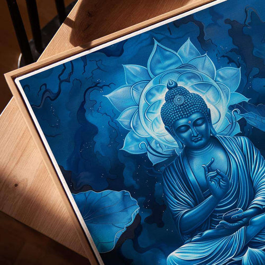 Azure Awekening - Buddha Wall Art
