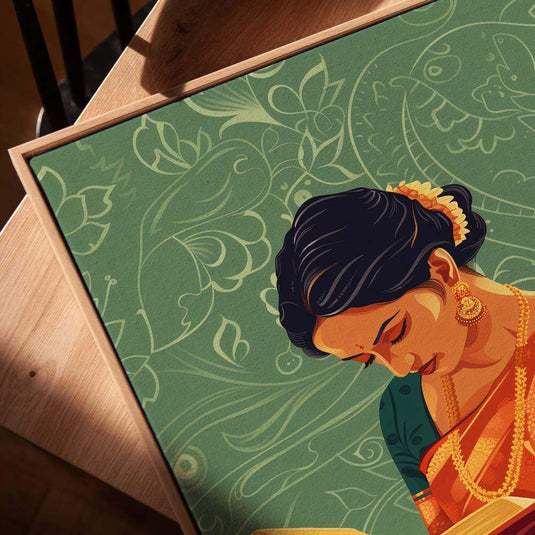 Saree And Stories - Indian Women Wall Art