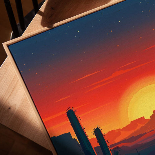 Dessert Sunset - Landscape Wall Art