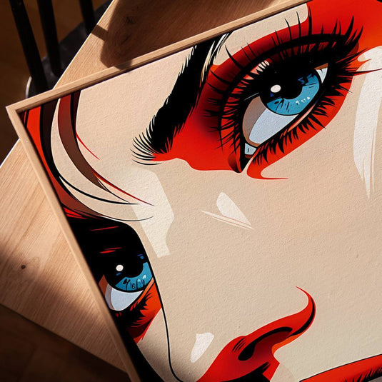 Lady in Pop - Portrait Wall Art