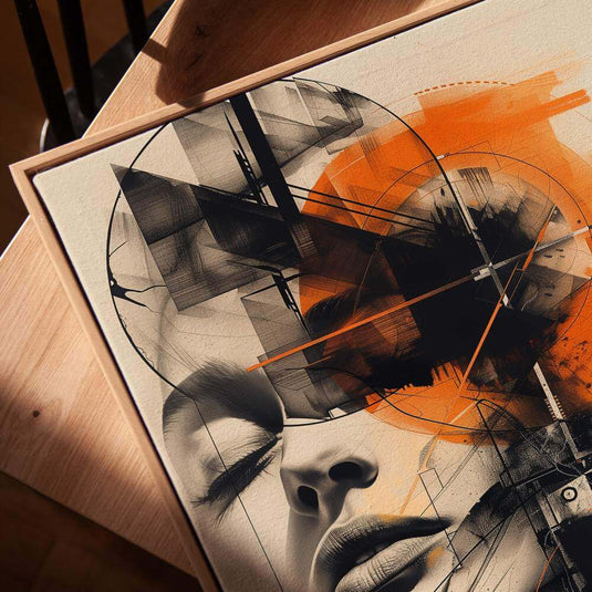 Lost in Thoughts - Portrait Wall Art Painting