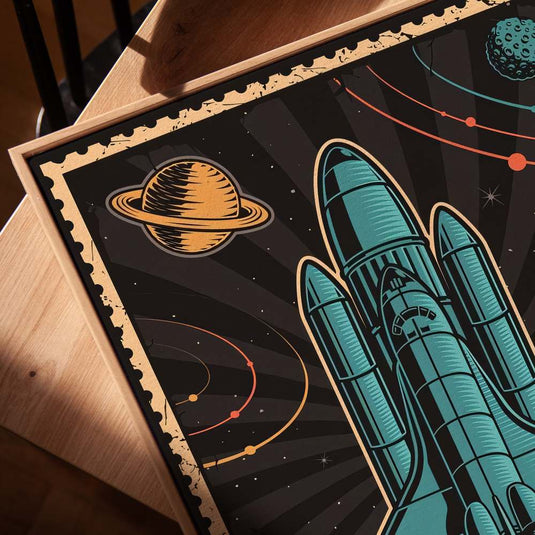 Explore Postage Stamp - Space Wall Art