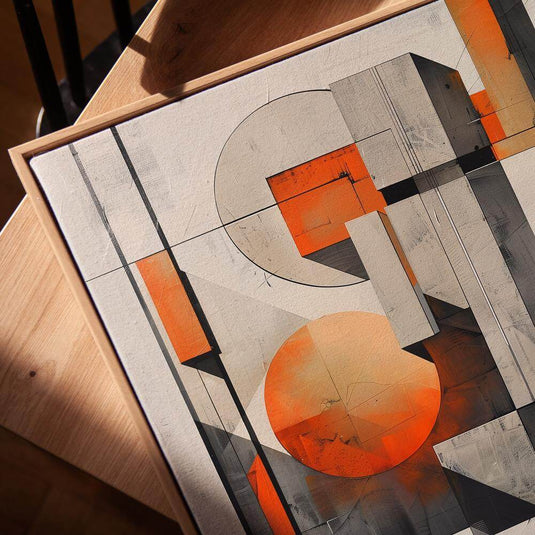 Abstract Geometrics - Abstract Wall Art - Set of 3