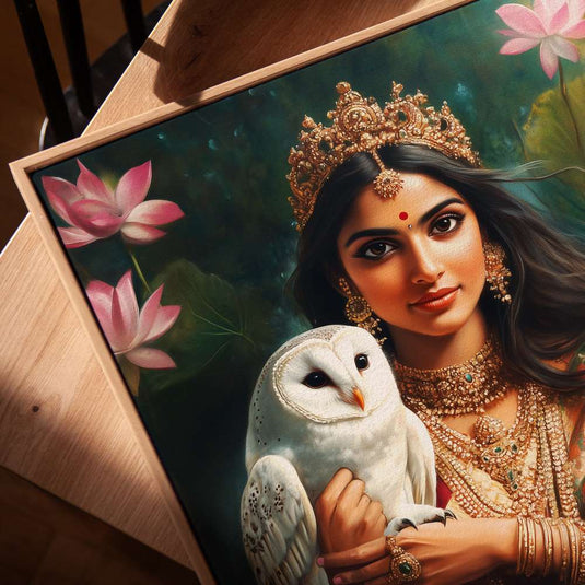 The Radiance of Lakshmi - Religious Wall Art