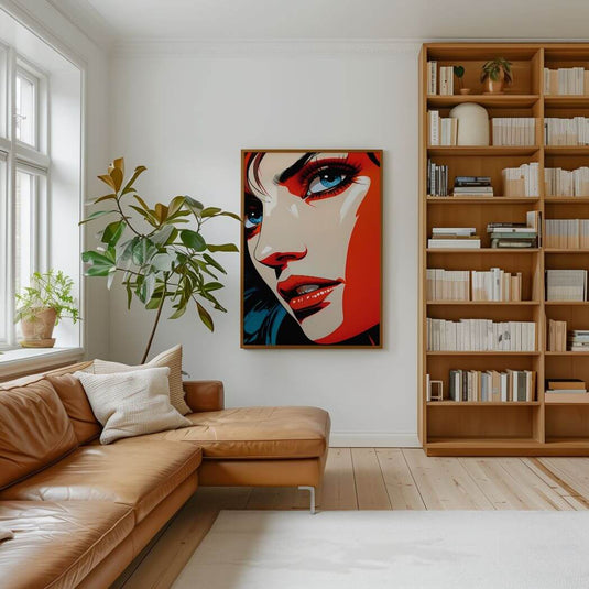 Lady in Pop - Portrait Wall Art
