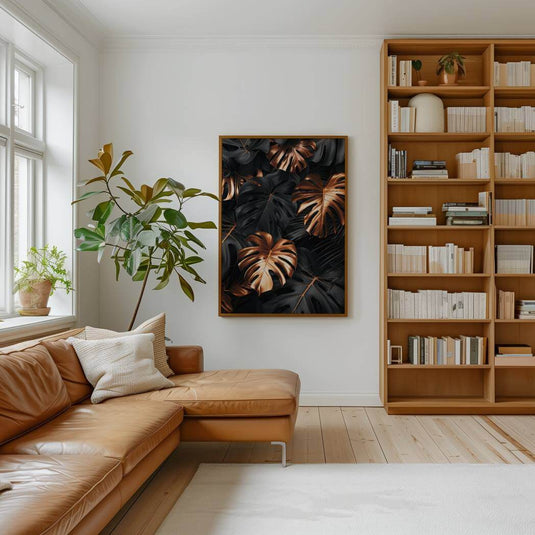 Copper Monstera - Botanical Wall Art