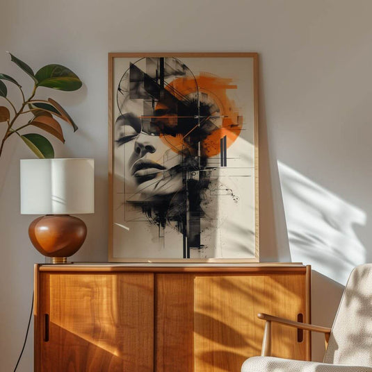 Lost in Thoughts - Portrait Wall Art Painting