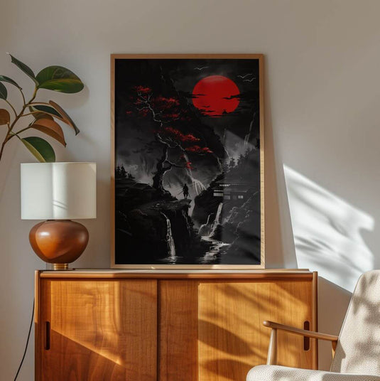 Blood Moon - Japanese Wall Art