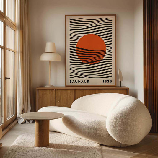 Bauhaus Sunset - Bauhaus Wall Art