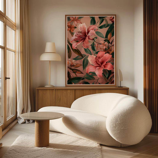 Pink Lily Paradise - Floral Wall Art