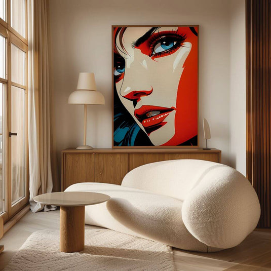 Lady in Pop - Portrait Wall Art