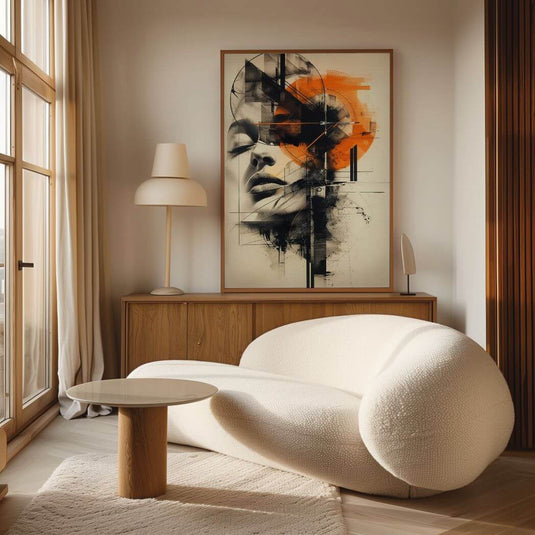 Lost in Thoughts - Portrait Wall Art Painting