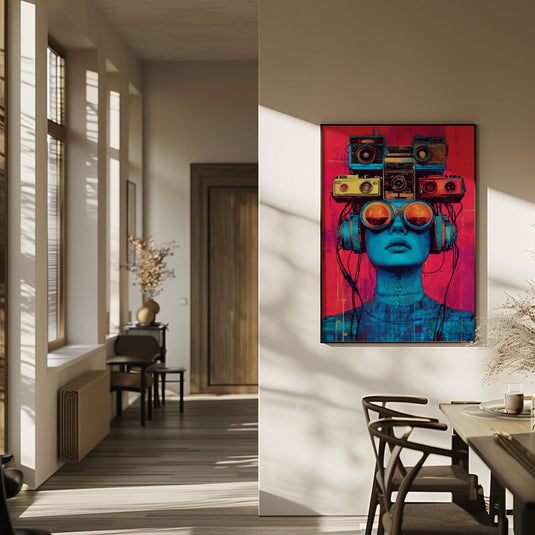 Amplified Perspectives - Pop Art Style - Canvas Wall Art