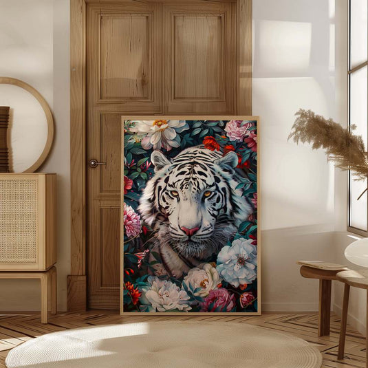 The White Tiger - Animal Wall Art