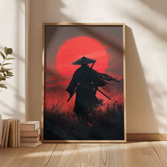 The Lone Samurai - Japanese Wall Art