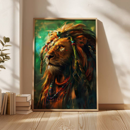 Rastafari King - Animal Wall Art