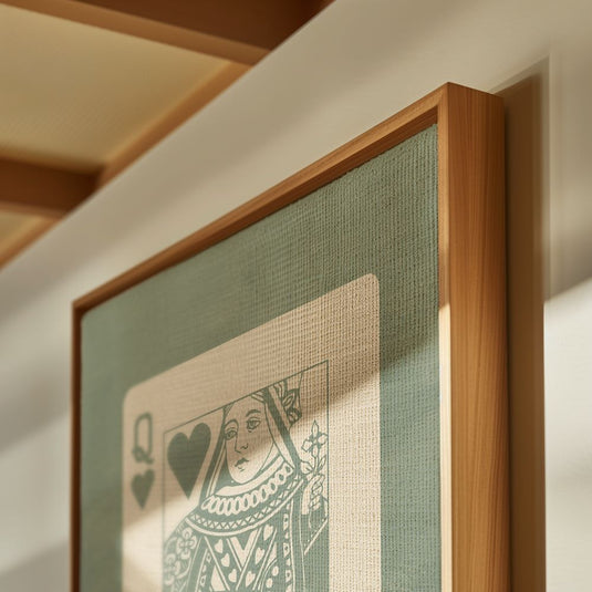 The Royal Pair - Playing Card Wall Art - Set of 2