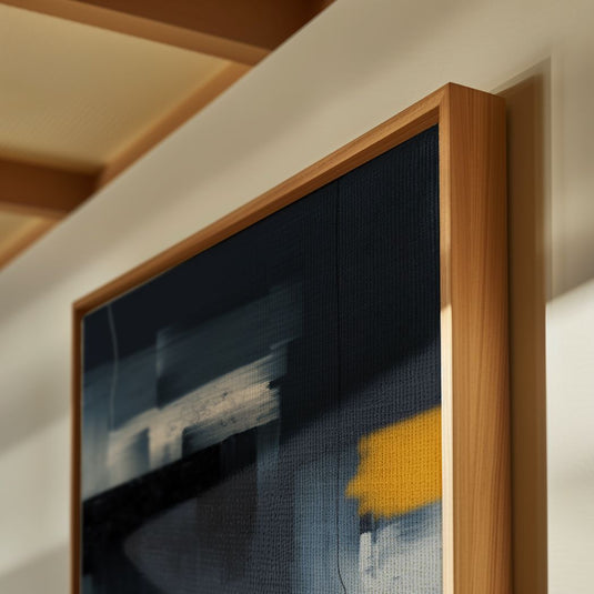 Yellow Brushtrokes - Set of 2