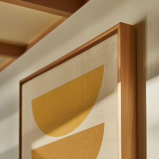 Sunburst Bliss - Abstract Boho Wall Art - Set of 3