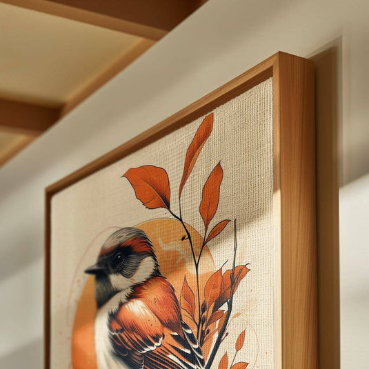 Bird in Bloom - Bird Art Print