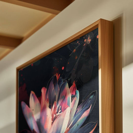 Purple Passion - Lotus Wall Art - Set of 3