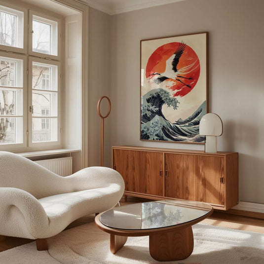 Flight of the Heron - Japanese Art