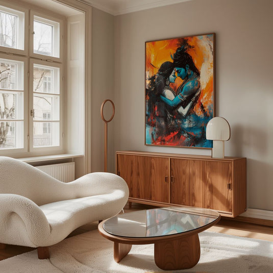 The Cosmic Lovers - Religious Wall Art