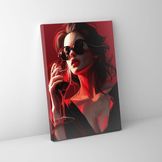 Wine and Women - Luxury Portrait Art