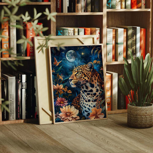 Lunar Hunter - Animal Wall Art