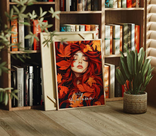 Autumn's Beauty - Portrait Wall Art