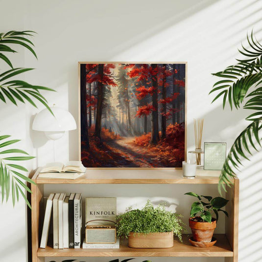 Falling Leaves - Landscape Wall Art