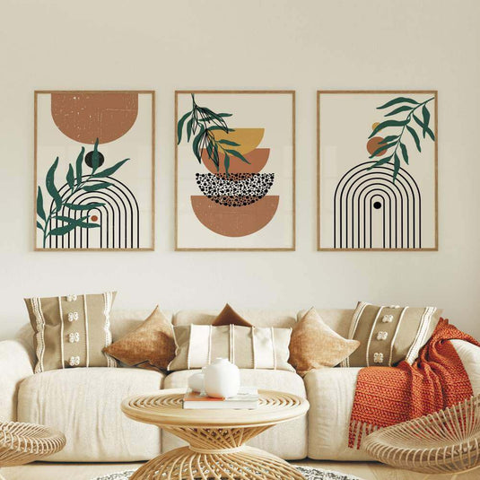Earthly Delights - Boho Wall Art - Set of 3
