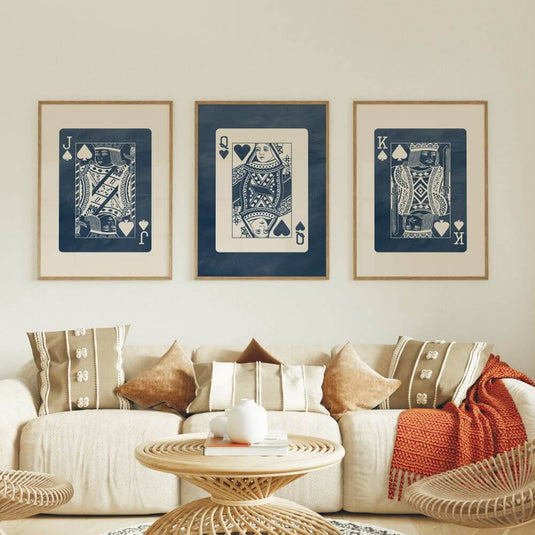 Royal Trio : King Queen Jack - Set of 3