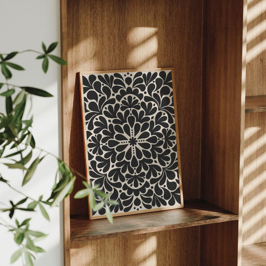 Organic Floral Pattern - Botanical Wall Art