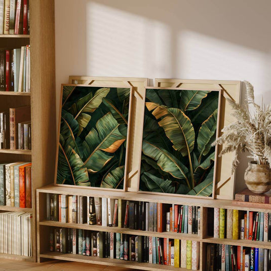 Banana Breeze - Botanical Wall Art - Set of 2