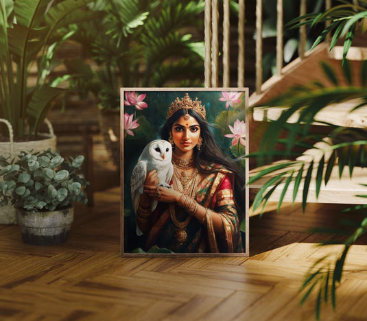 The Radiance of Lakshmi - Religious Wall Art