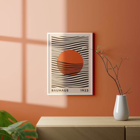 Bauhaus Sunset - Bauhaus Wall Art