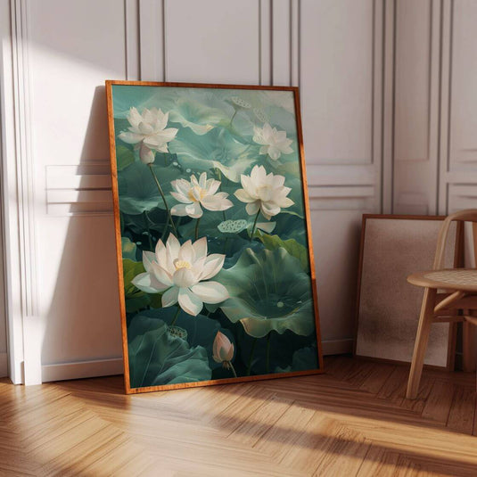 Lotus Paradise - Floral Wall Art