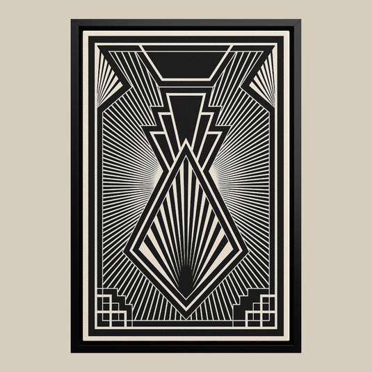 Art Deco Pattern - Minimal Wall Art